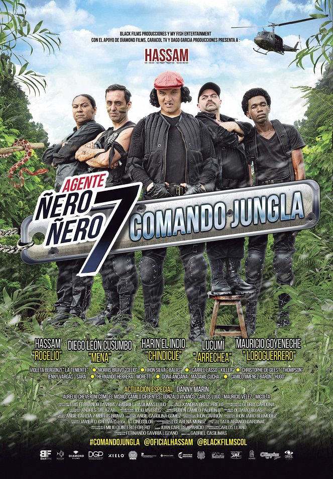 Agente Ñero Ñero 7: Comando Jungla - Plakate