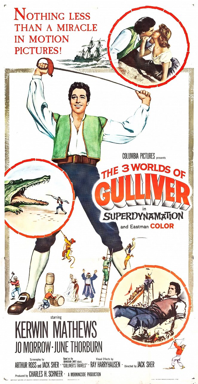 The 3 Worlds of Gulliver - Cartazes