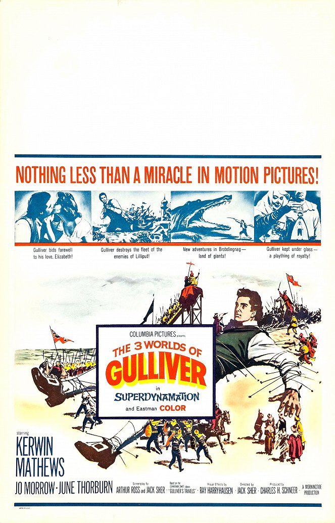 The 3 Worlds of Gulliver - Plakaty