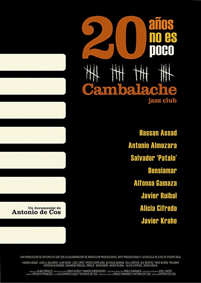 20 años no es poco. Cambalache Jazz Club - Plakate