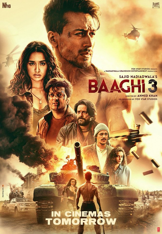 Baaghi 3 - Plakáty