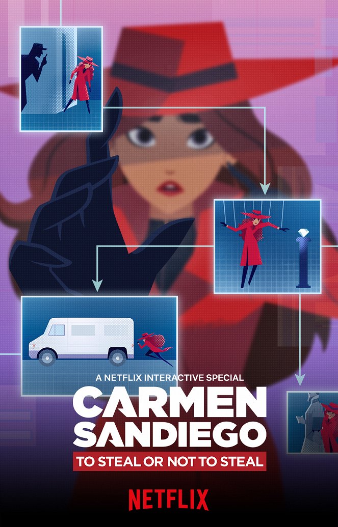 Carmen Sandiego: Robar o no robar - Carteles