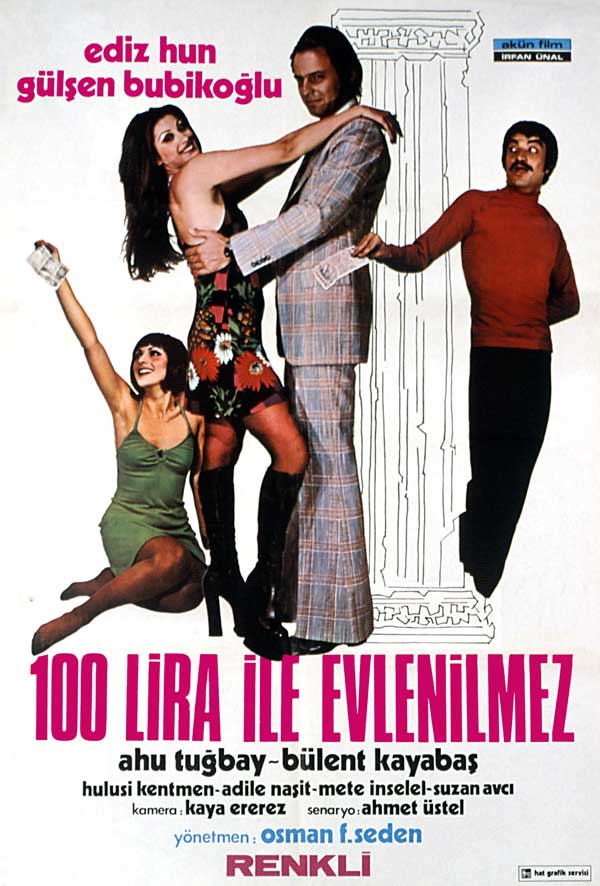 100 Lira ile Evlenilmez - Plakáty