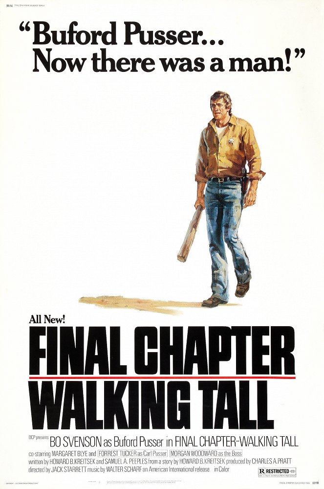 Final Chapter: Walking Tall - Plakátok