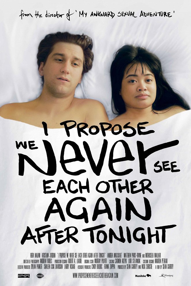 I Propose We Never See Each Other Again After Tonight - Affiches