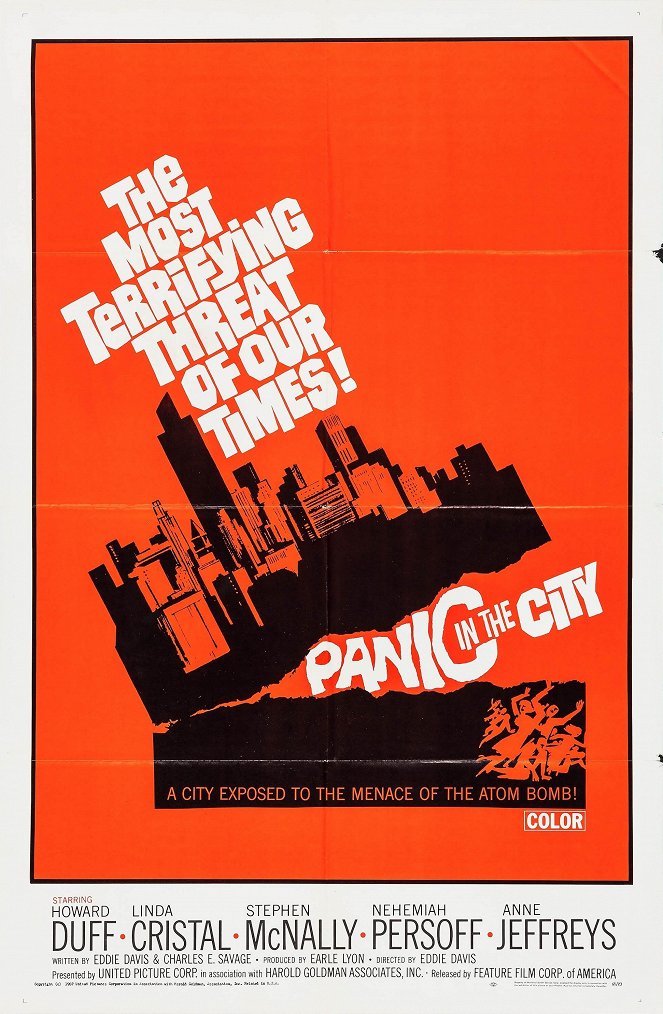 Panic in the City - Plagáty