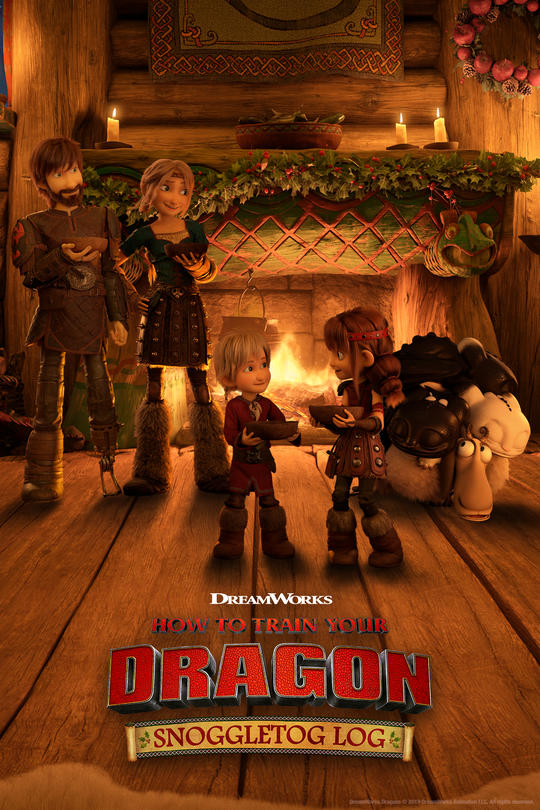 How to Train Your Dragon: Snoggletog Log - Affiches