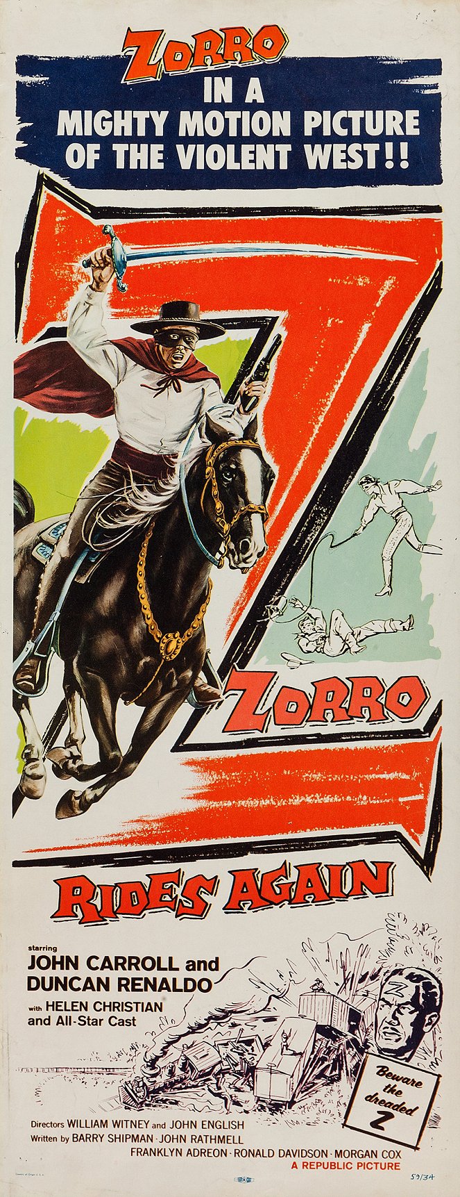 Zorro Rides Again - Posters