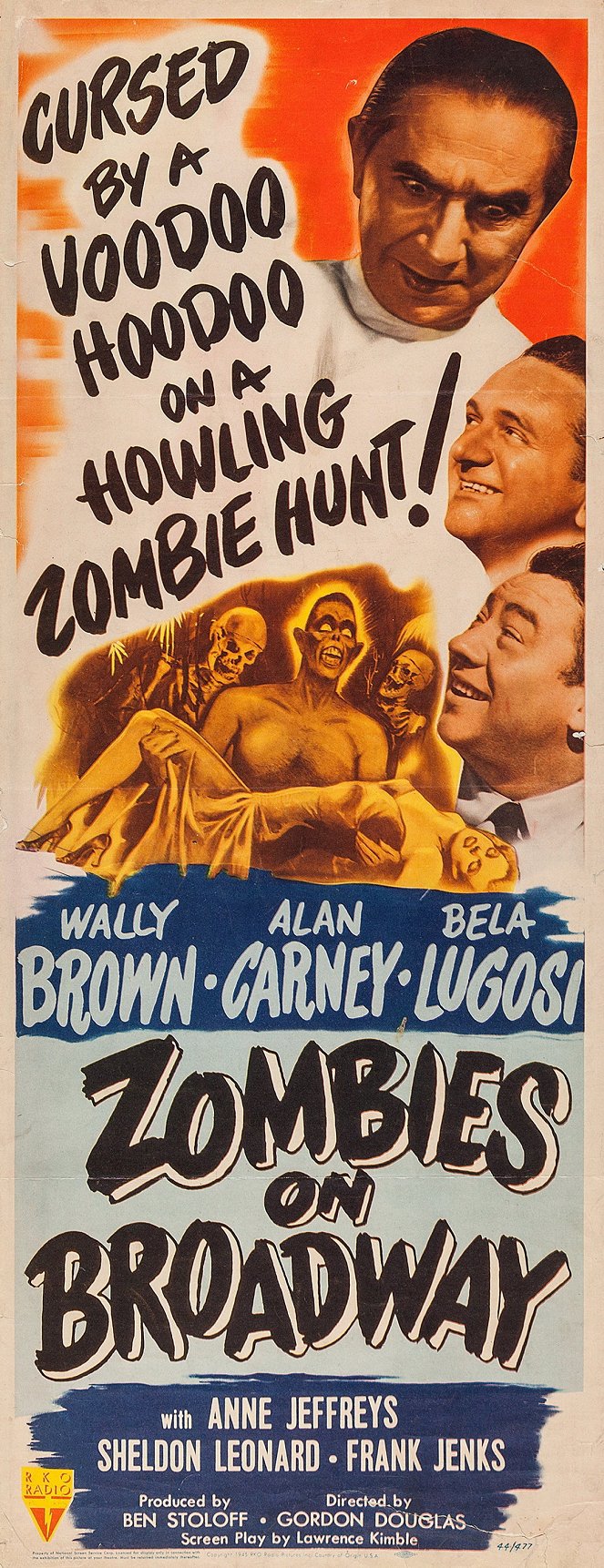 Zombies on Broadway - Carteles