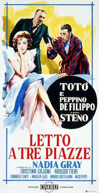 Letto a tre piazze - Affiches