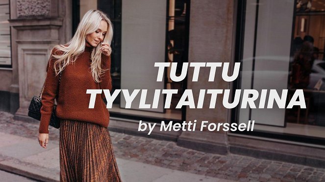 Tuttu Tyylitaiturina by Metti Forssell - Plakaty