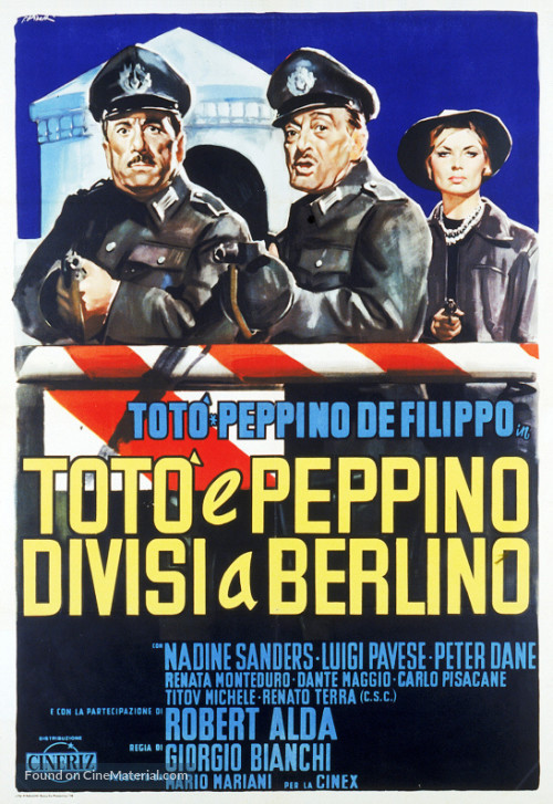 Totò a Peppino rozdělují Berlín - Plakáty