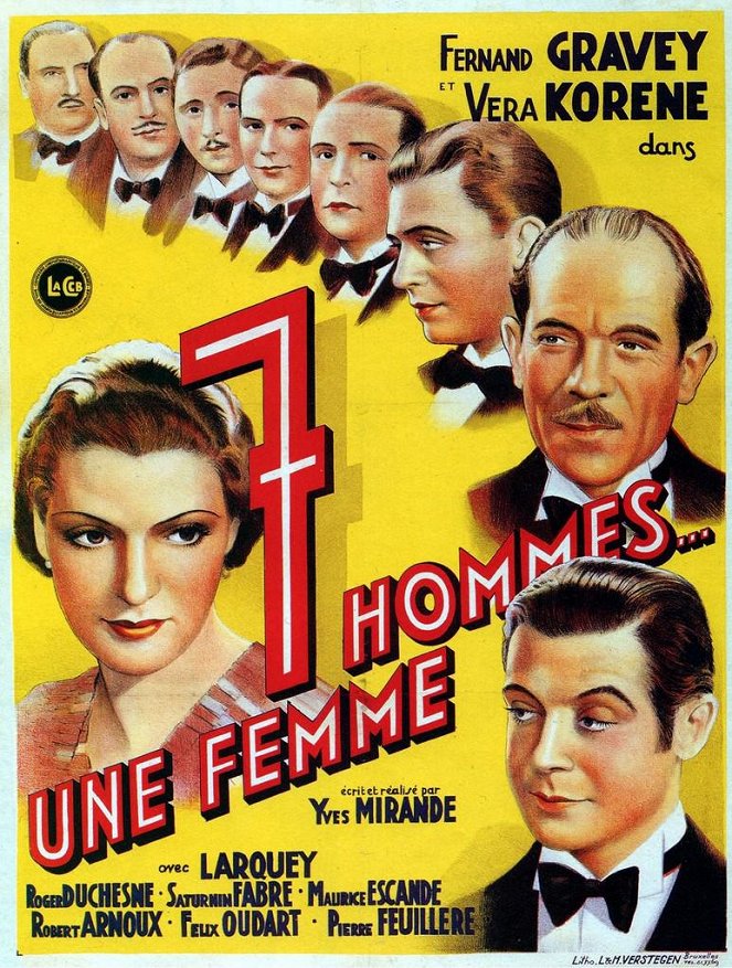 Seven Men, One Woman - Posters