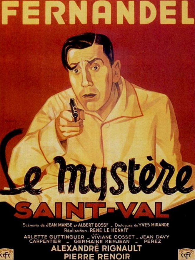 Le Mystère Saint-Val - Affiches