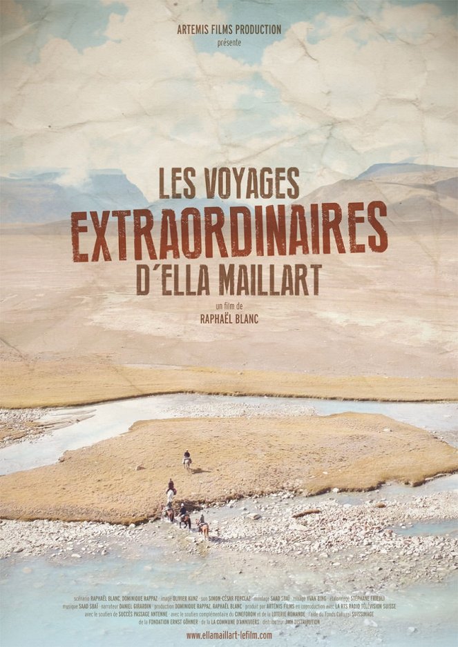 Les Voyages extraordinaires d'Ella Maillart - Carteles