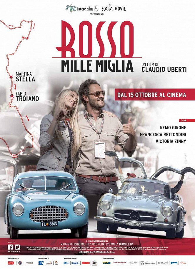Mille Miglia: 1000 mil za czerwoną strzałką - Plakaty