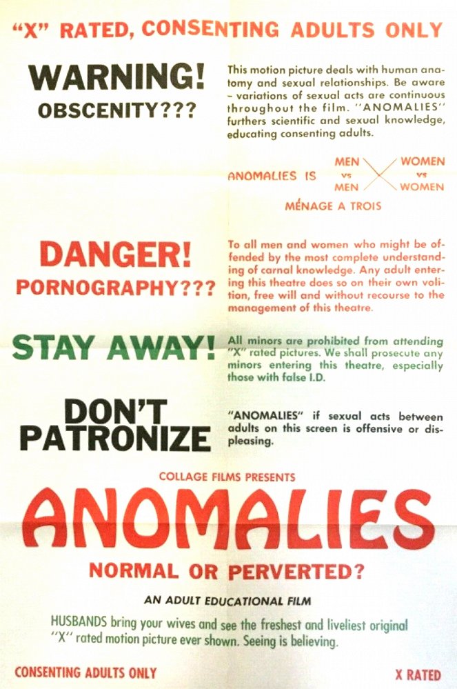 Anomalies - Affiches
