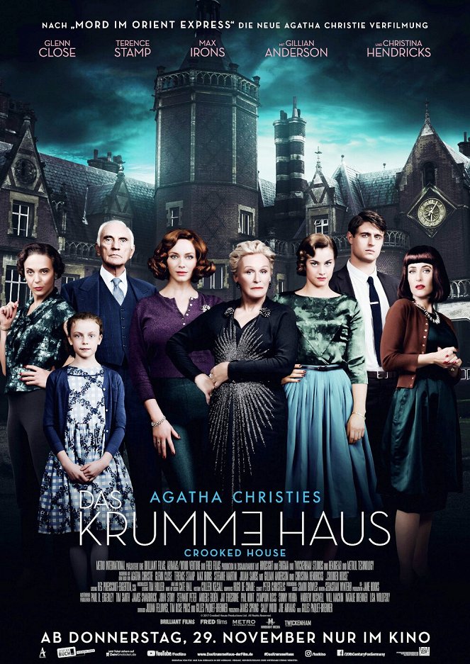 Das krumme Haus - Plakate