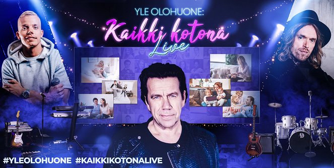 Kaikki kotona live - Plakáty