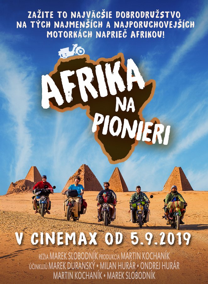 Afrikou na pionýru - Plakáty