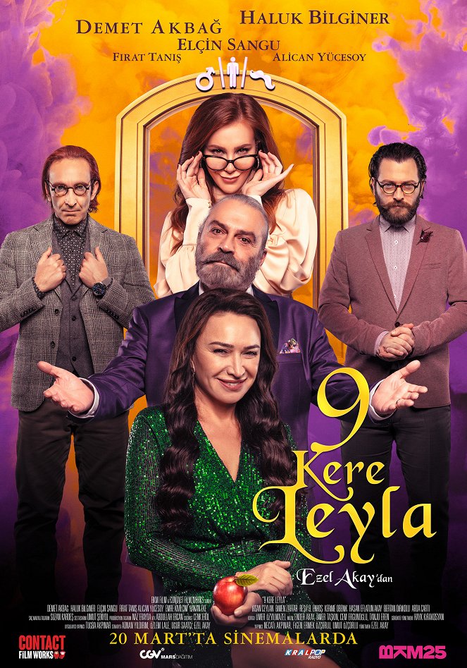 9 Kere Leyla - Plakate