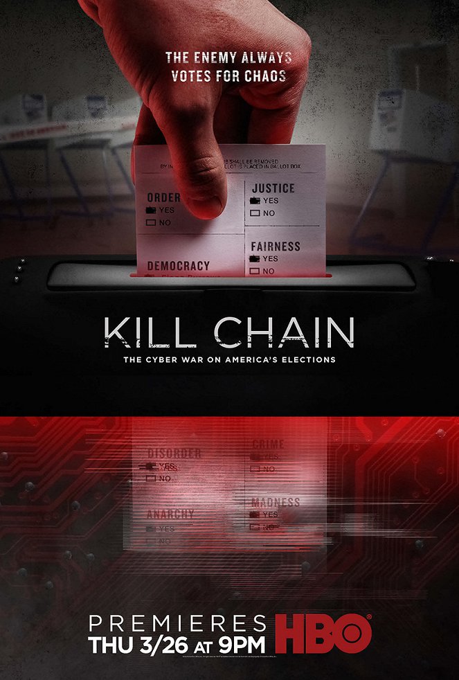 Kill Chain: The Cyber War on America's Elections - Julisteet
