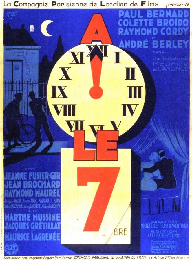 À minuit, le 7 - Posters