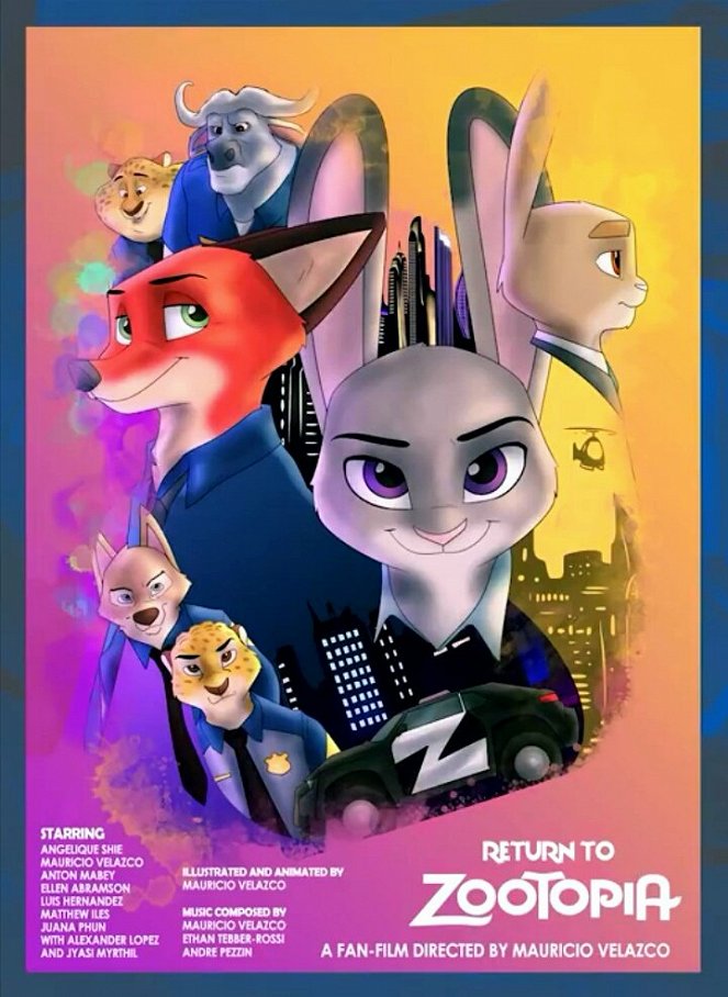 Return to Zootopia - Affiches