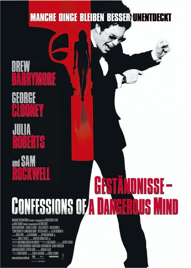 Geständnisse - Confessions of a Dangerous Mind - Plakate
