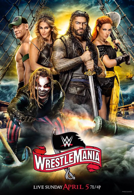 WrestleMania 36 - Plakate