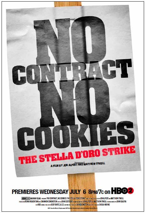 No Contract, No Cookies: The Stella D'Oro Strike - Cartazes