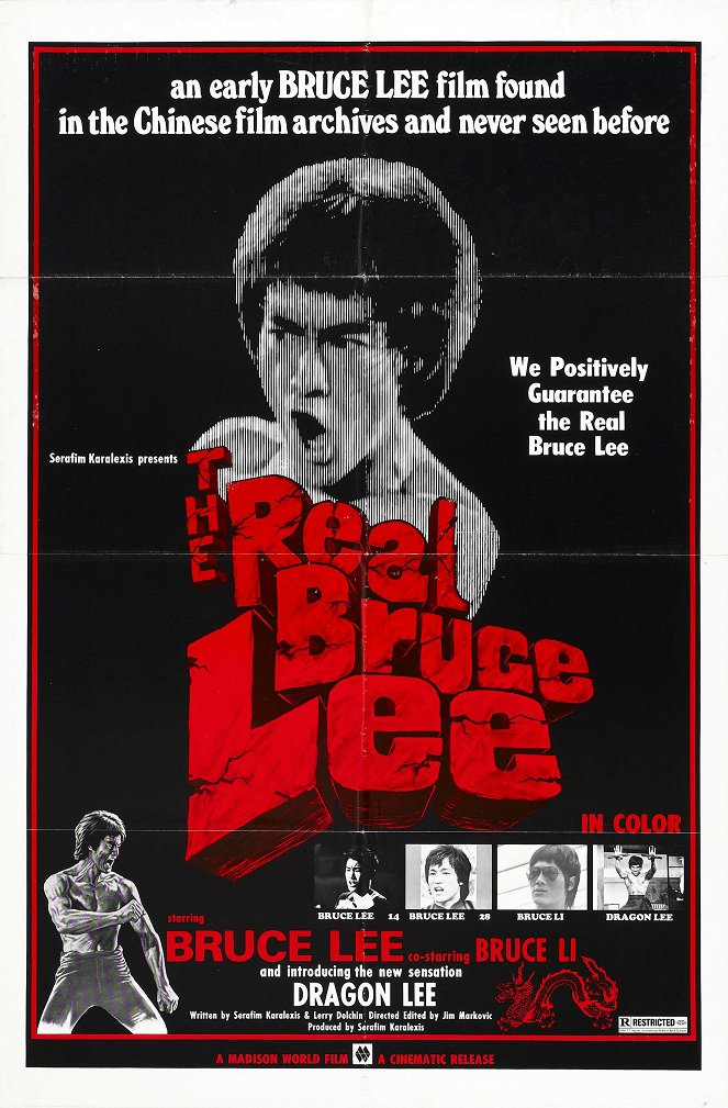 The Real Bruce Lee - Posters