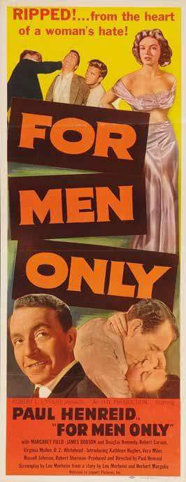 For Men Only - Posters