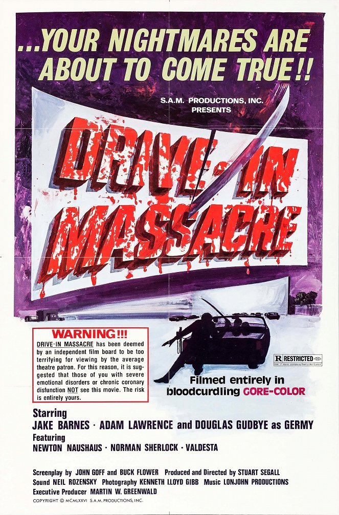 Drive In Massacre - Plakaty