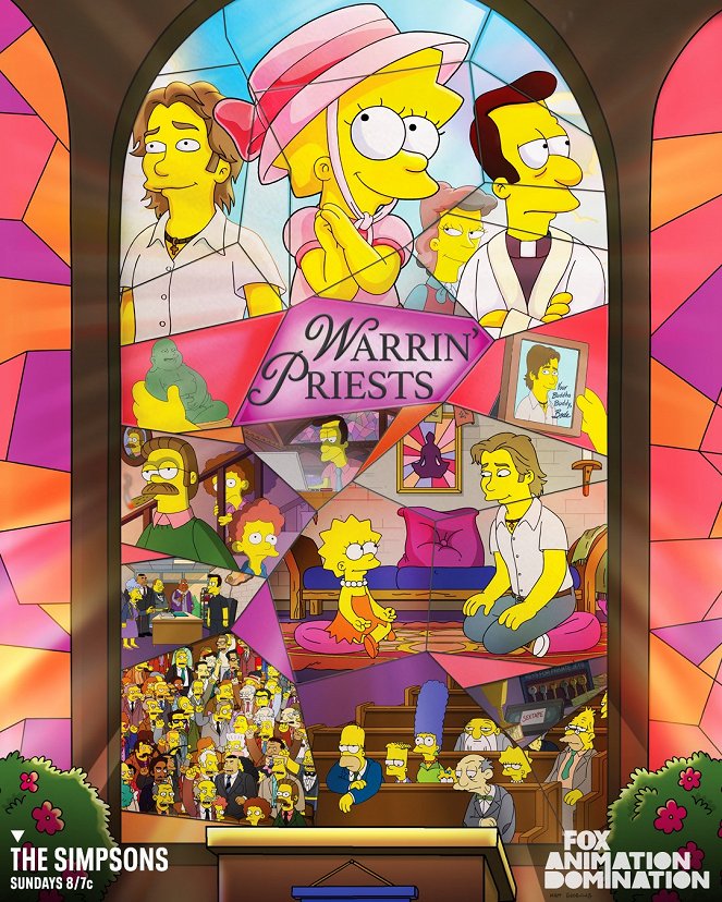 A Simpson család - Season 31 - A Simpson család - Warrin' Priests - Plakátok