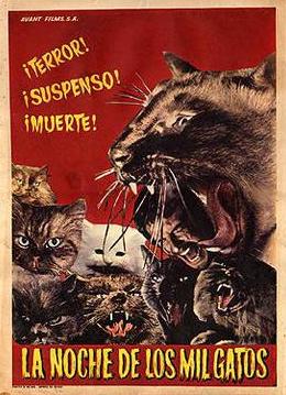 La noche de los mil gatos - Posters