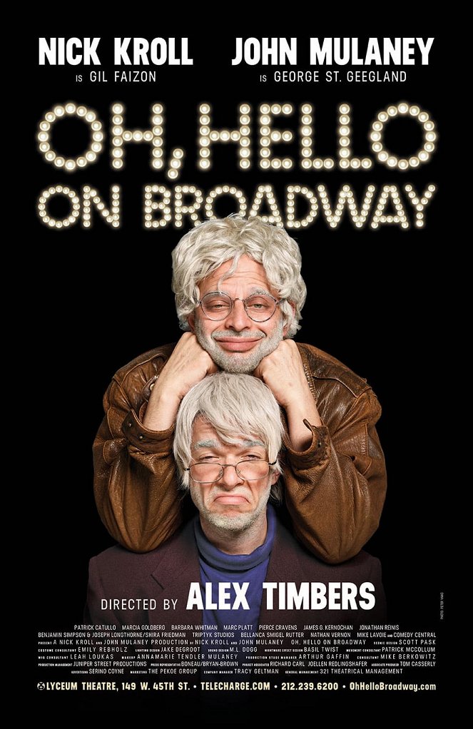 Oh, Hello On Broadway - Affiches
