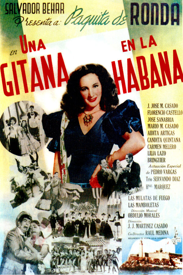 Una gitana en La Habana - Plakáty