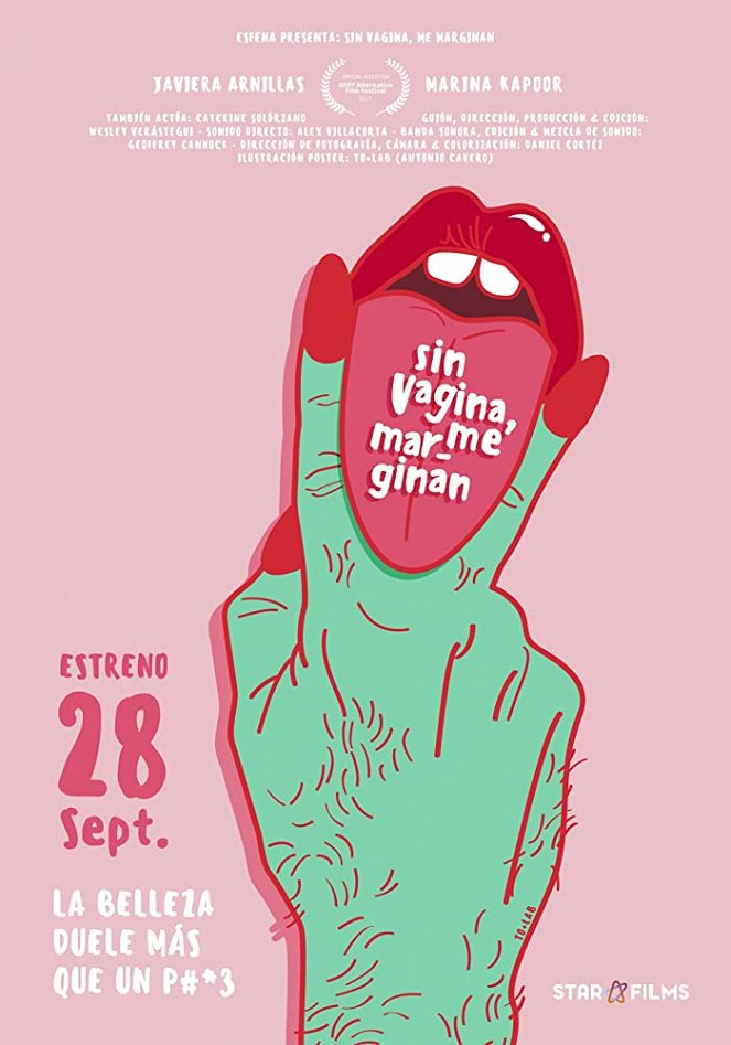 Sin vagina, me marginan - Affiches