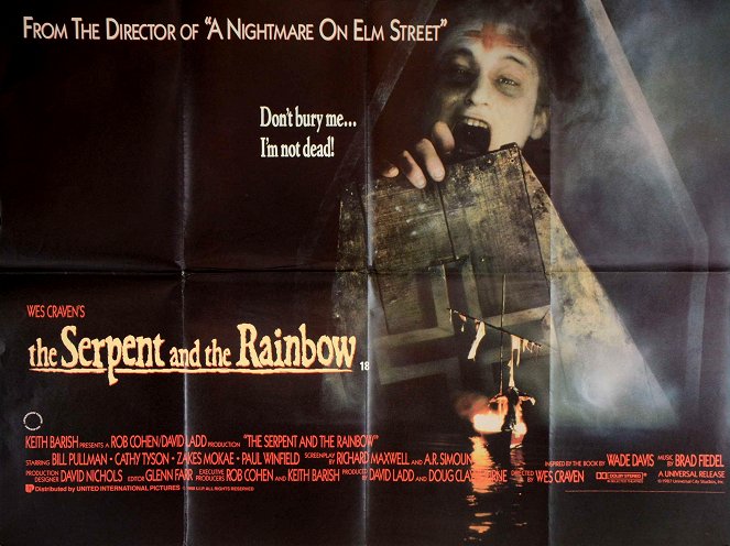 The Serpent and the Rainbow - Posters