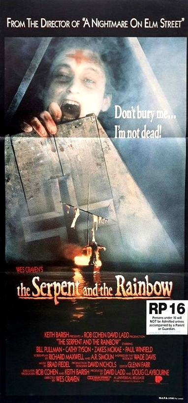 The Serpent and the Rainbow - Posters