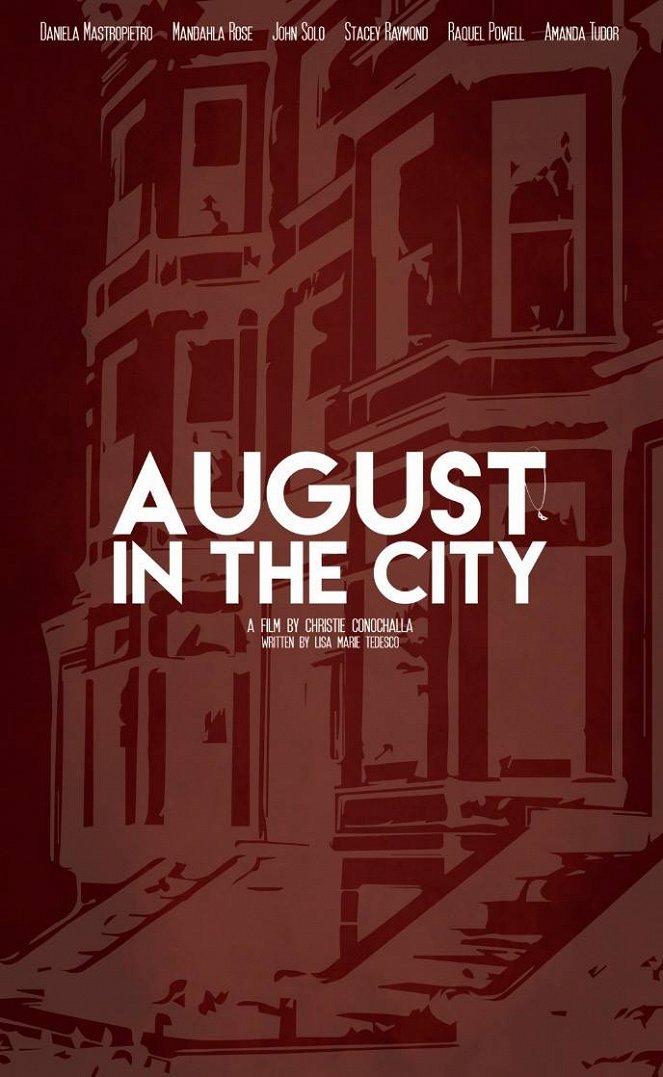 August in the City - Carteles