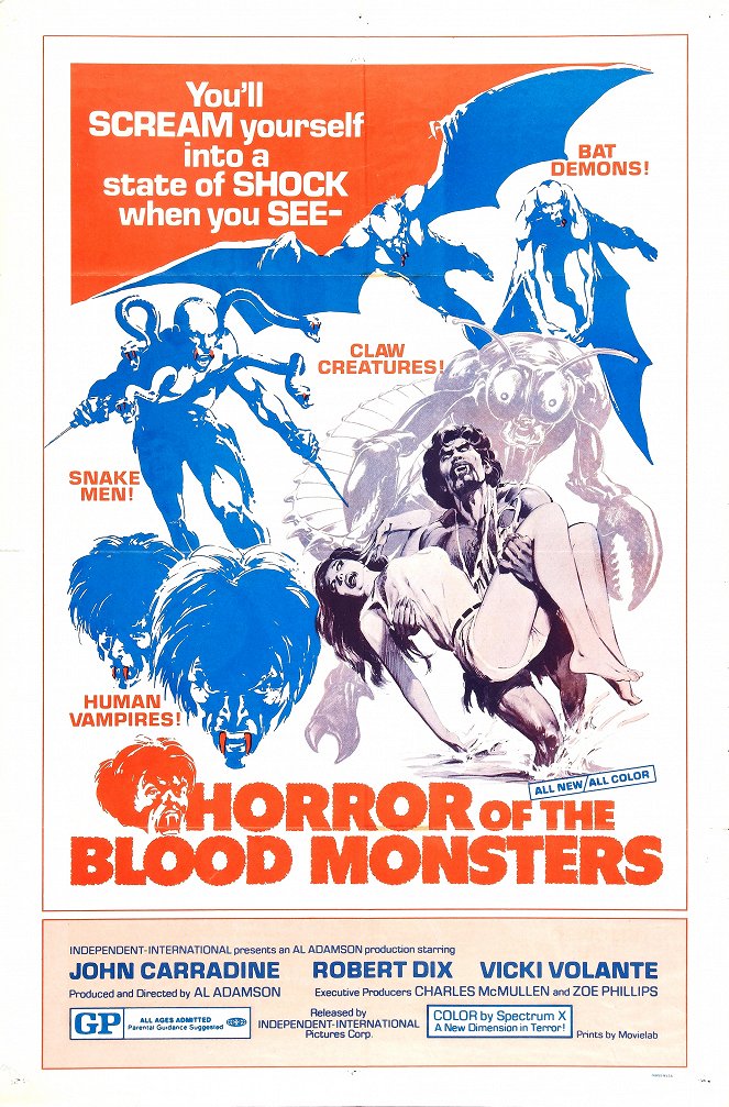 Horror of the Blood Monsters - Julisteet