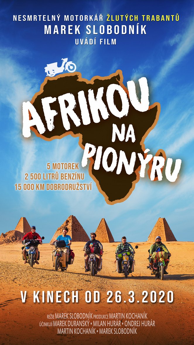 Afrikou na pionýru - Plakáty