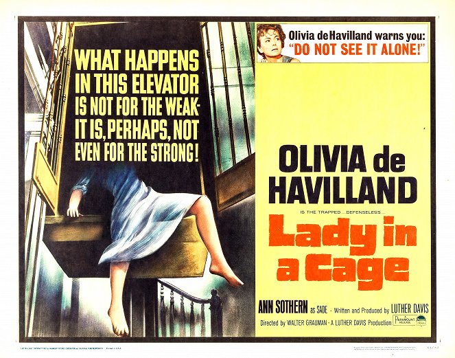 Lady in a Cage - Carteles