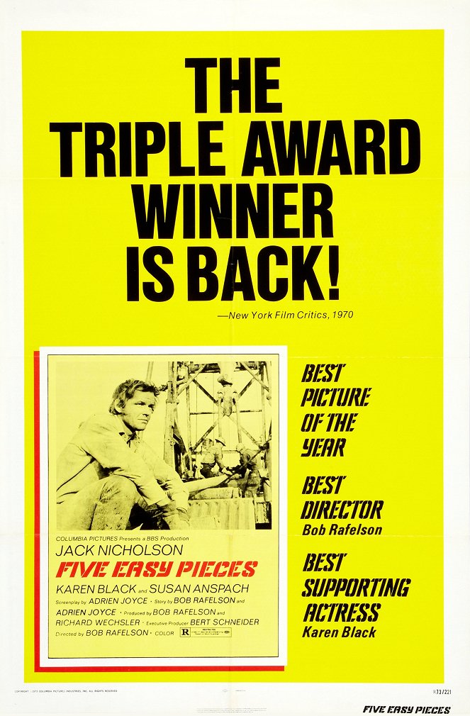 Five Easy Pieces - Posters