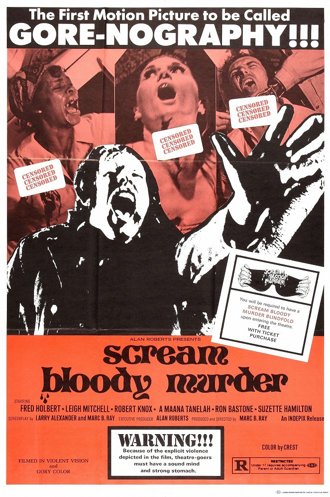 Scream Bloody Murder - Cartazes