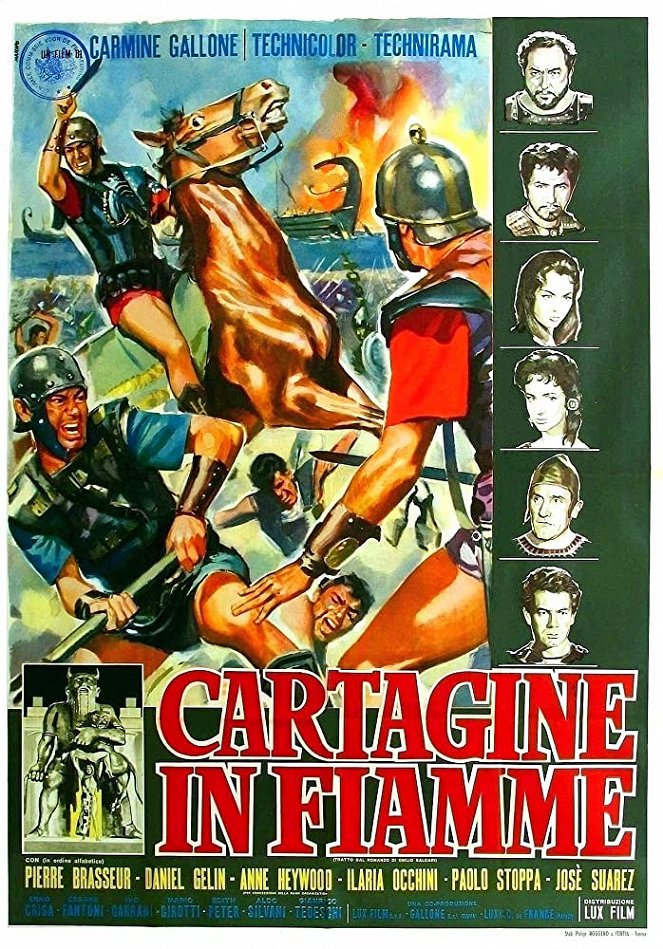 Cartagine in fiamme - Plakáty