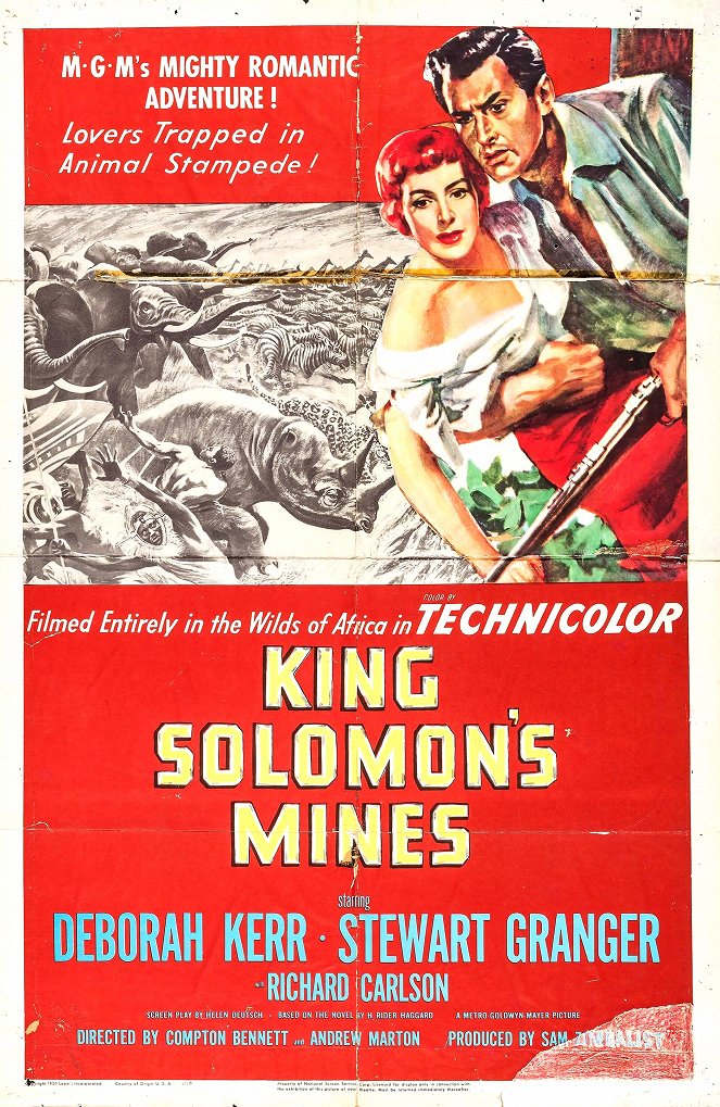 Las minas del rey Salomón - Carteles