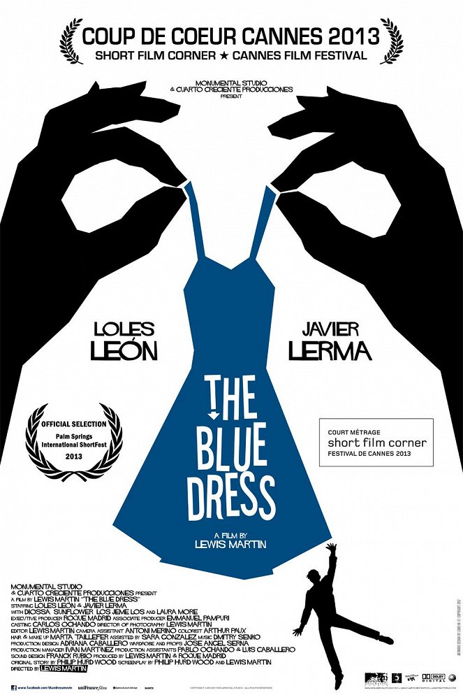 El vestido azul - Plakátok